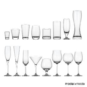 Set of glasses